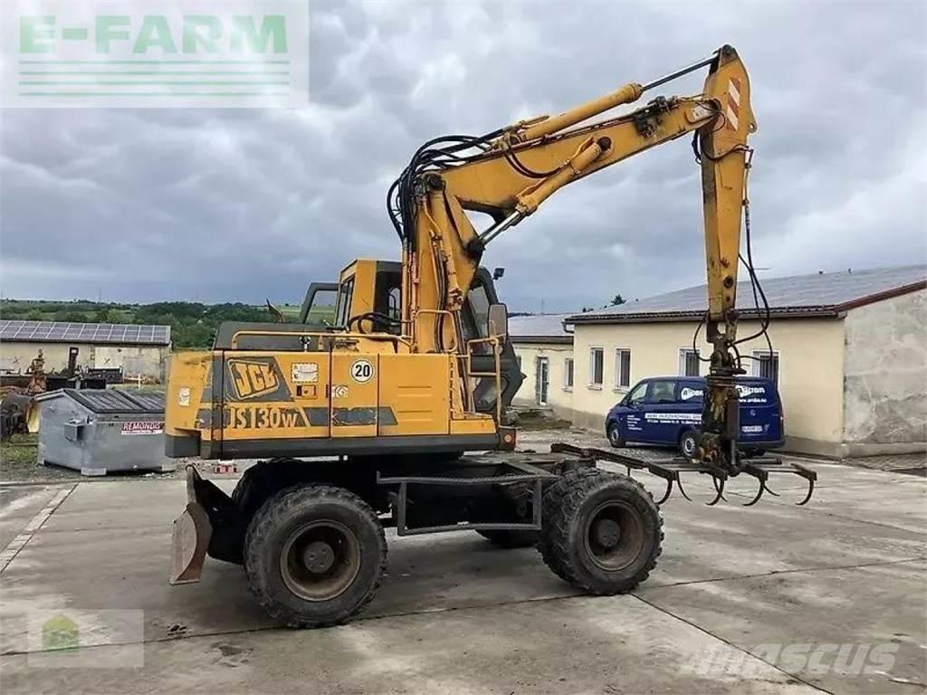 JCB js 130 w Ratasekskavaatorid