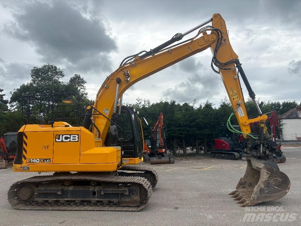 JCB 140X Steelwrist Roomikekskavaatorid