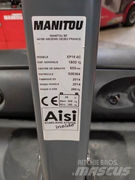 Manitou EP18 Platvormiga virnastajad