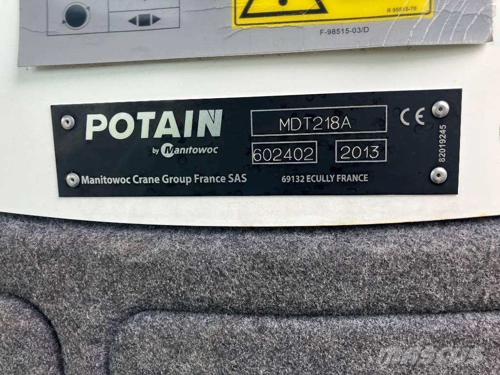 Potain MDT218A-J8 Tornkraanad
