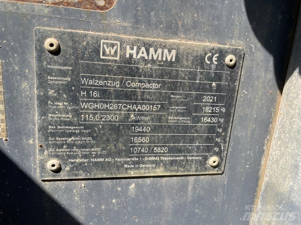 Hamm H 16 i Pinnasetihendajad