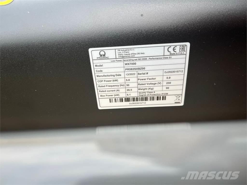 Pramac WX7000 Muud generaatorid
