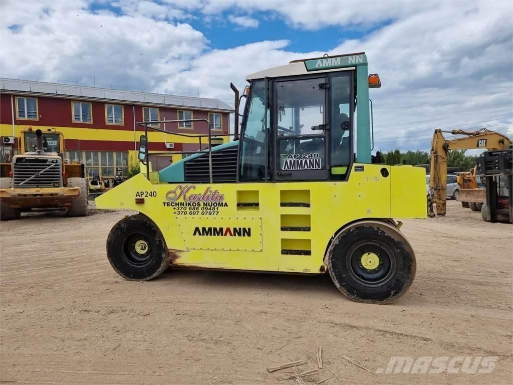 Ammann AP 240 Pneumorehvidega rullid