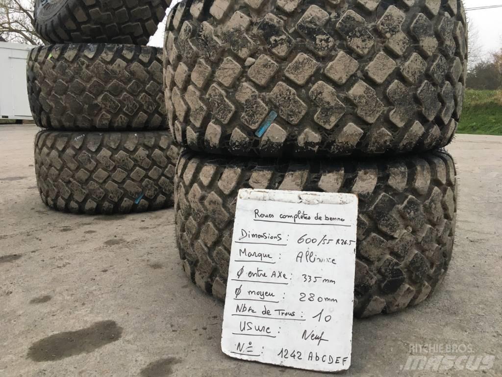 Alliance 600/55R26.5 Rehvid, rattad ja veljed