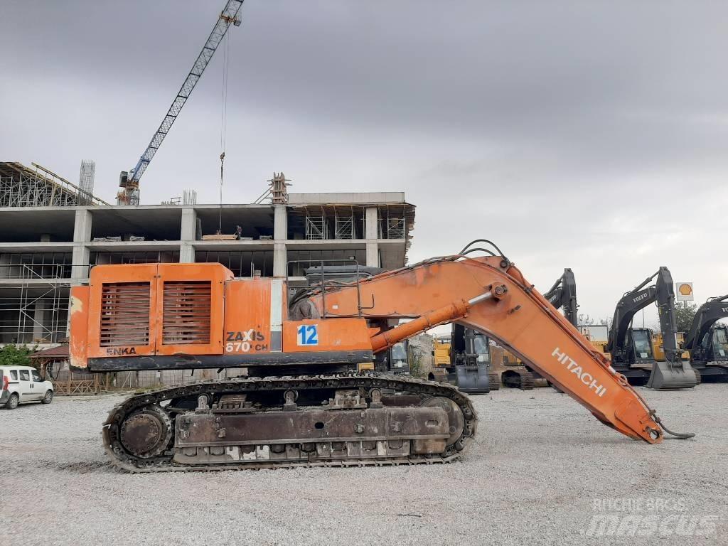 Hitachi ZX 670 LC H Roomikekskavaatorid