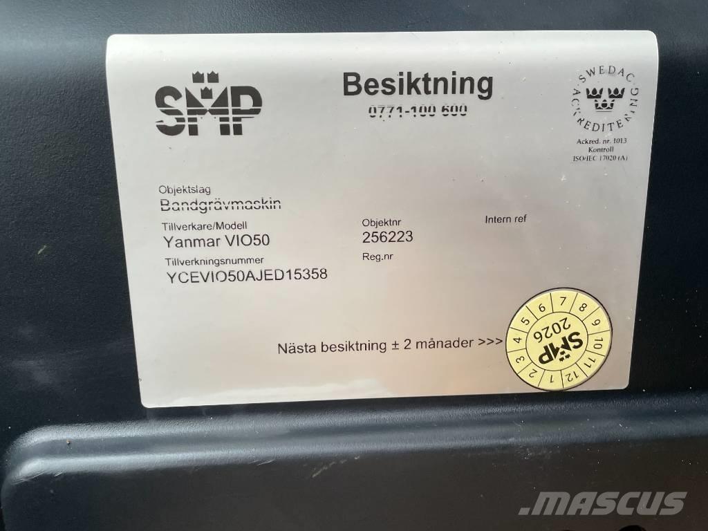 Yanmar Vio 50 Miniekskavaatorid < 7 t