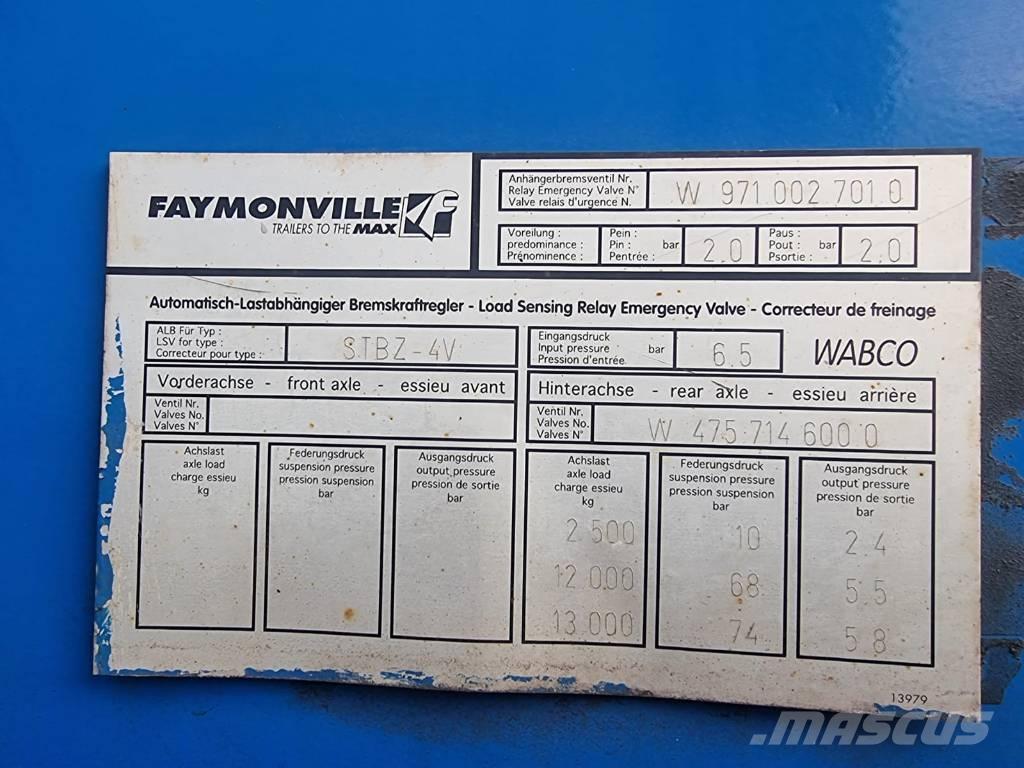Faymonville STBZ-6VA Skipplaadur-poolhaagised