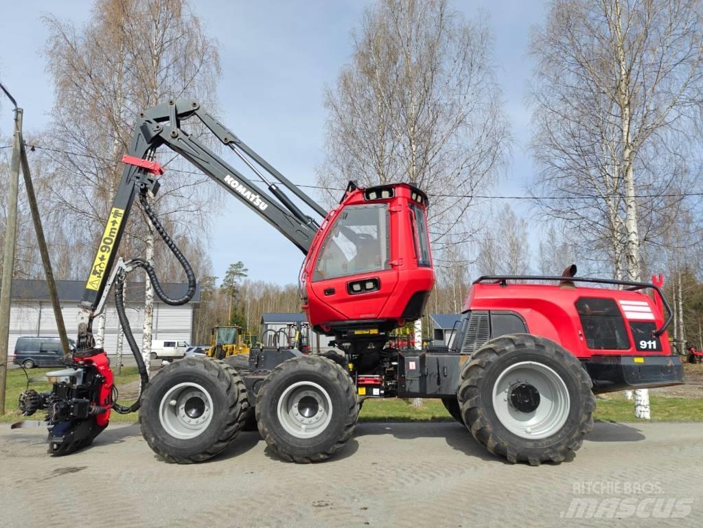 Komatsu 911 Harvesterid