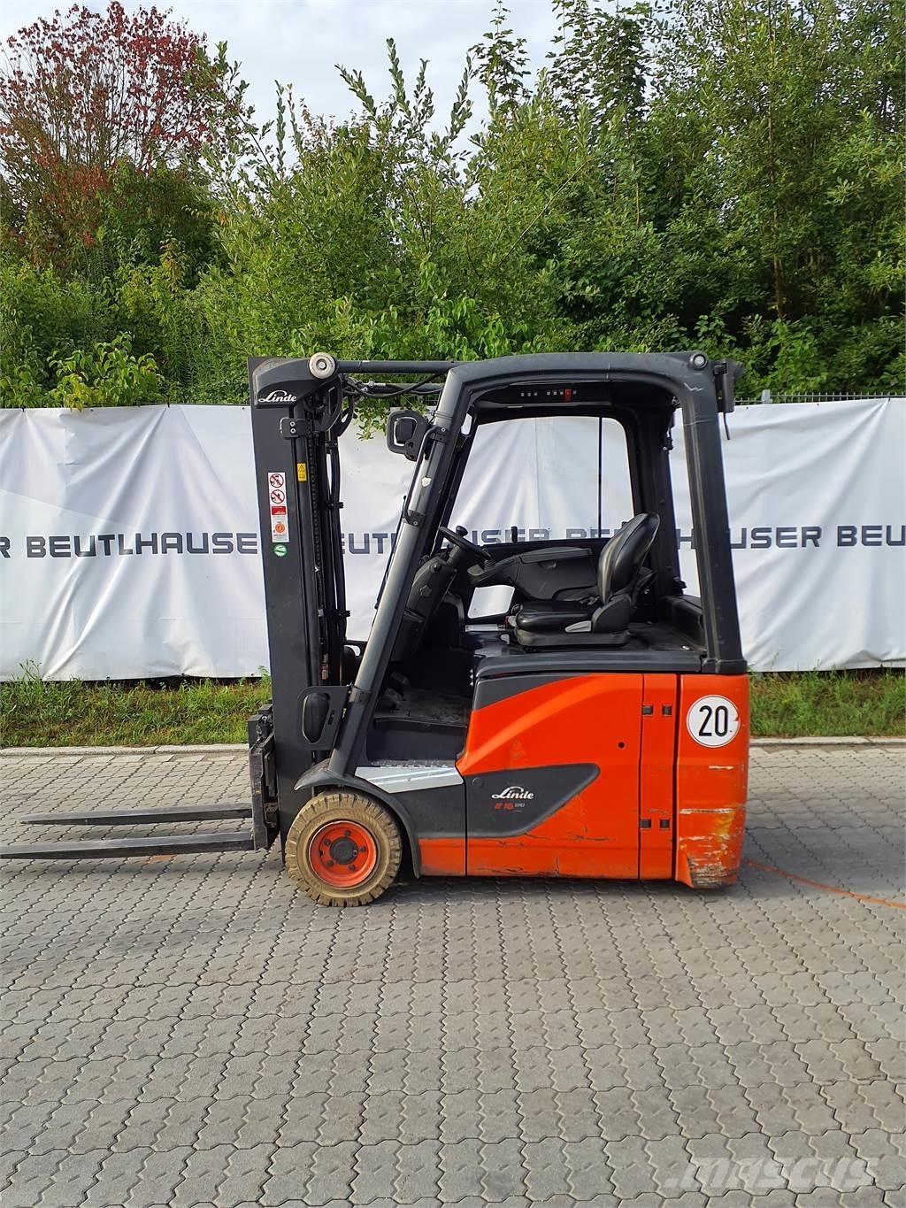 Linde E16 Elektritõstukid