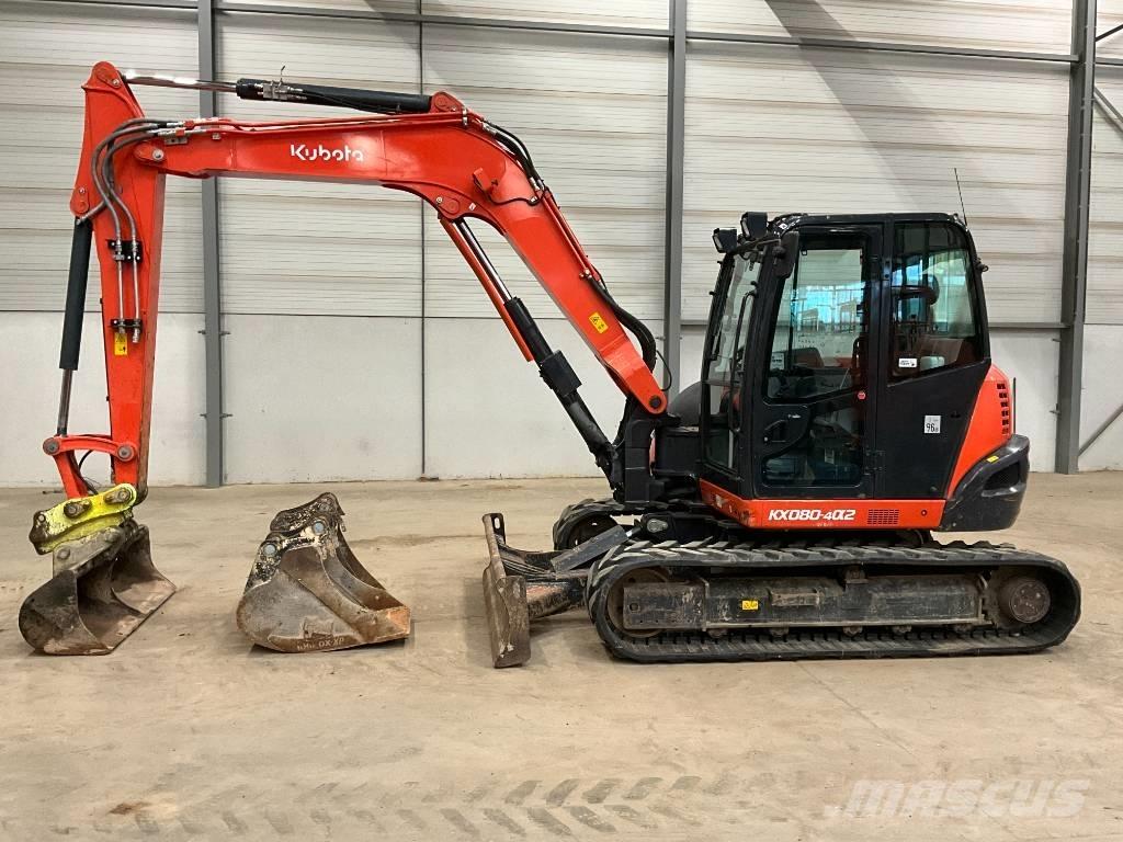 Kubota KX 080-4 A 2 Väikeekskavaatorid 7t-12t