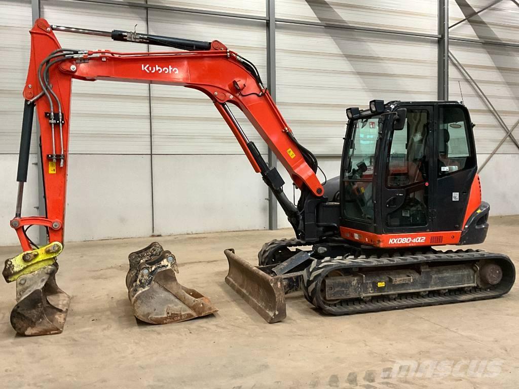 Kubota KX 080-4 A 2 Väikeekskavaatorid 7t-12t