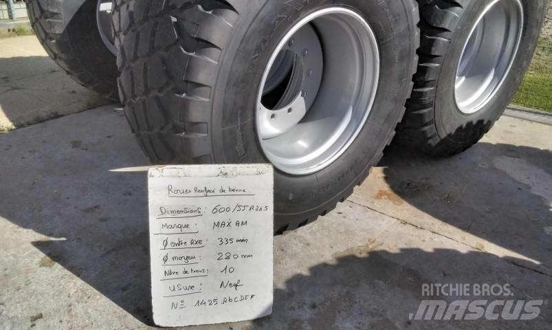  MAXAM 600/55R26.5 Rehvid, rattad ja veljed
