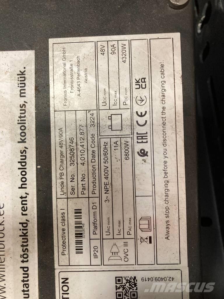 Linde R 14 Lükandmastiga tõstukid