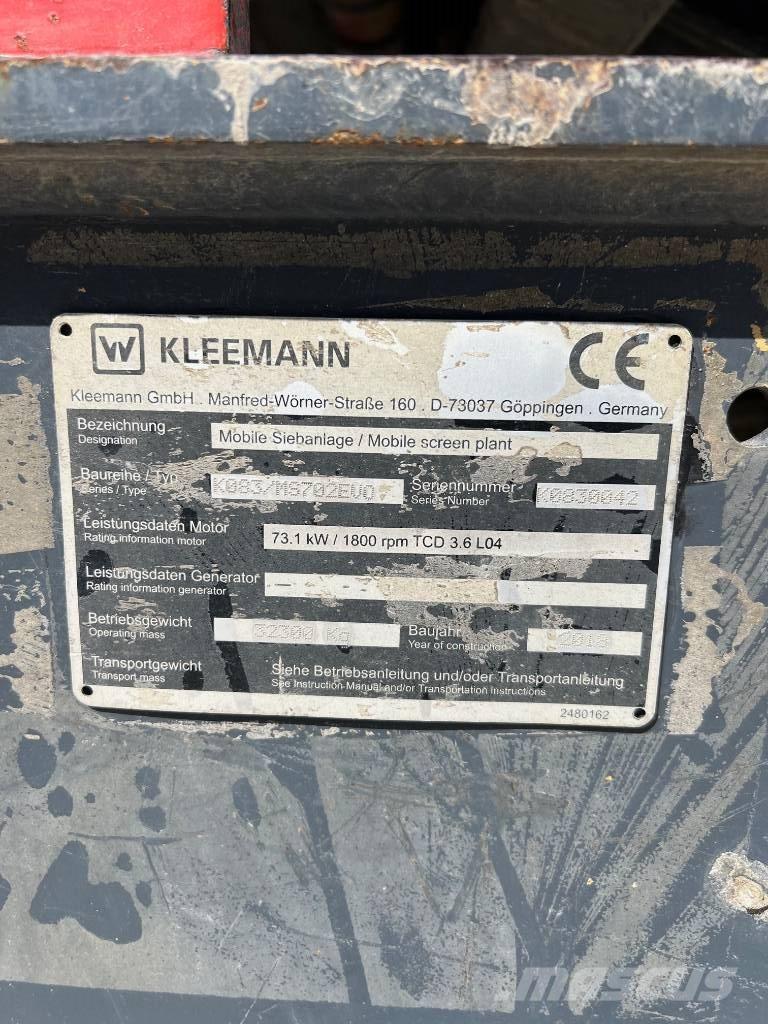 Kleemann MS 702 Evo Sõelad