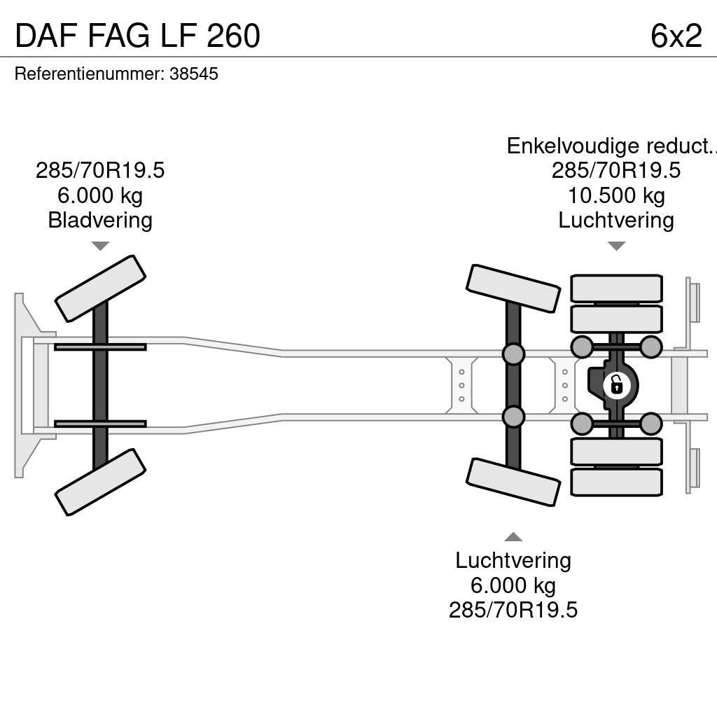 DAF FAG LF 260 Prügiautod