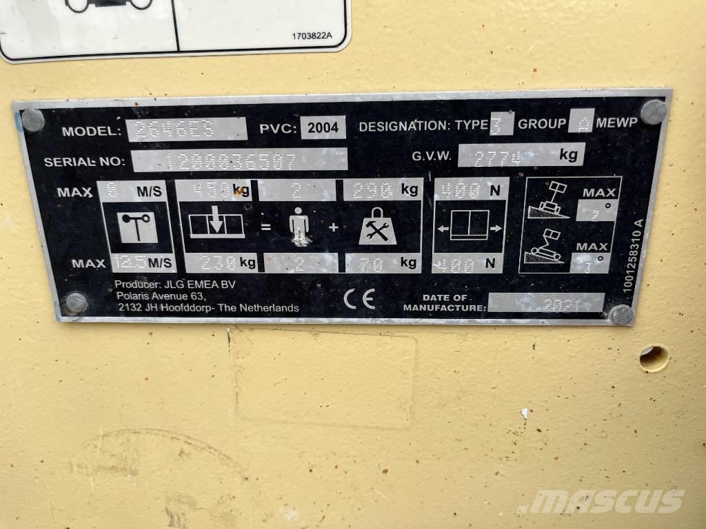 JLG 2646 ES Käärtõstukid