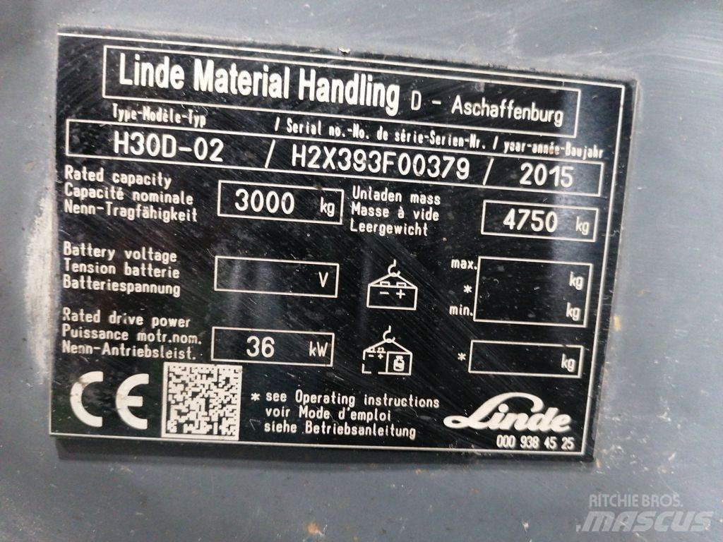 Linde H30D-02 Diiseltõstukid