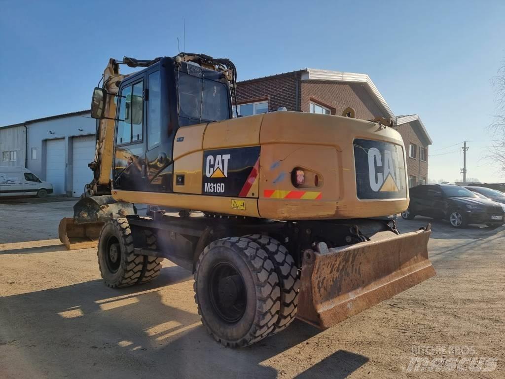 CAT M 316 D II Ratasekskavaatorid