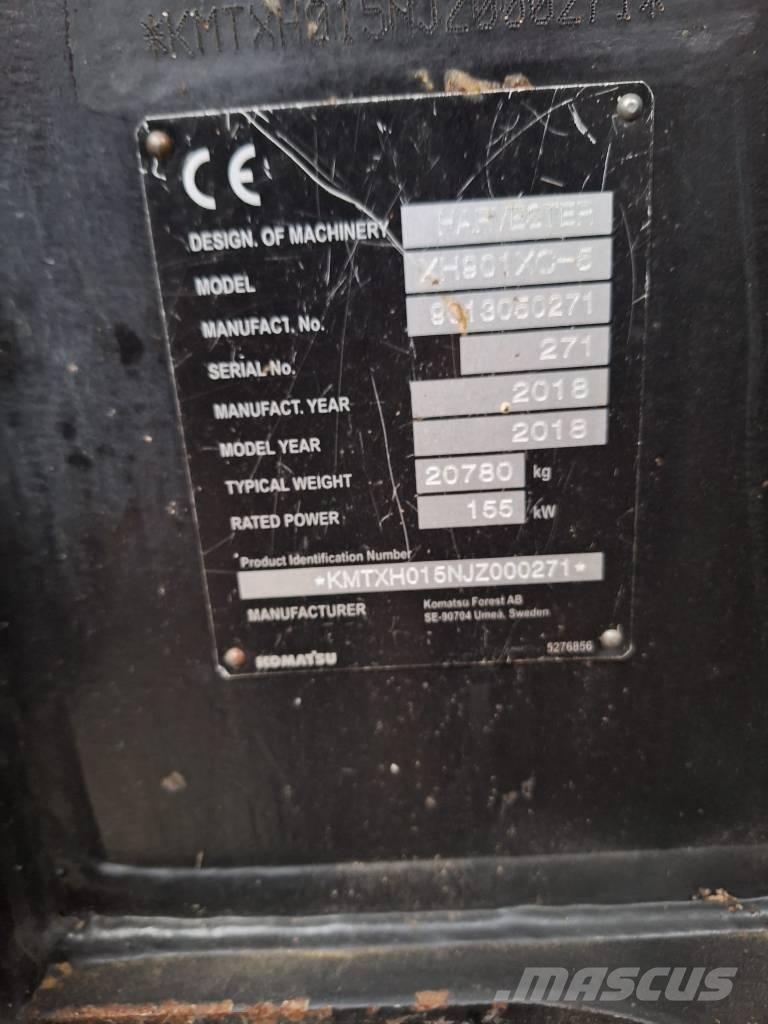 Komatsu 901 XC Harvesterid