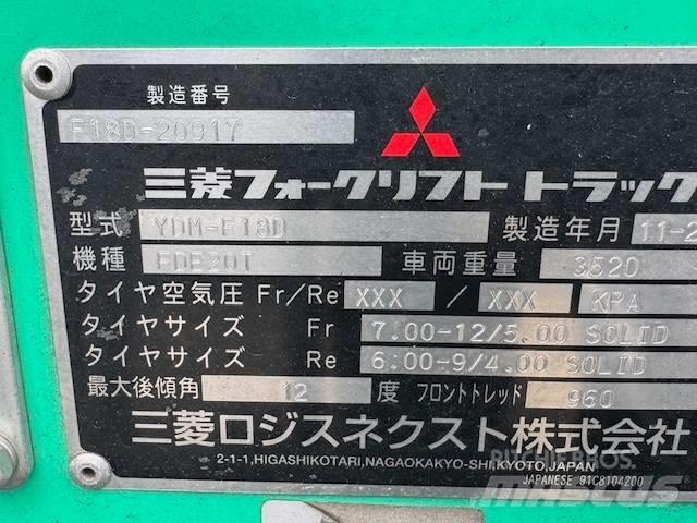 Mitsubishi FD 18 Diiseltõstukid