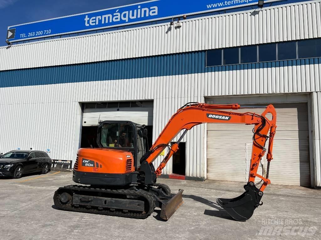 Doosan DX 80 R Väikeekskavaatorid 7t-12t