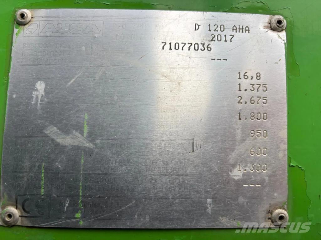 Ausa D120AHA Liigendraamiga pinnaseveokid