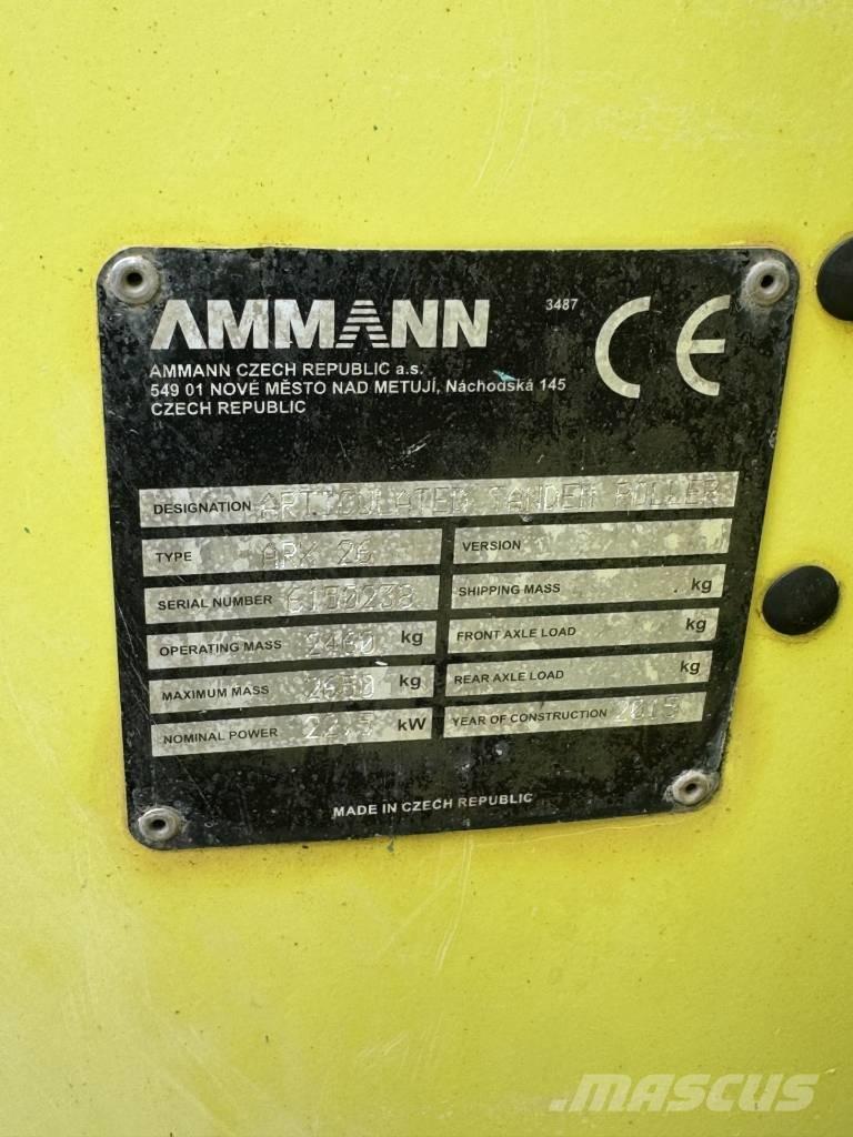 Ammann ARX 26 Tandemrullid