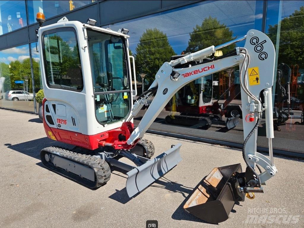 Takeuchi TB 216 Miniekskavaatorid < 7 t