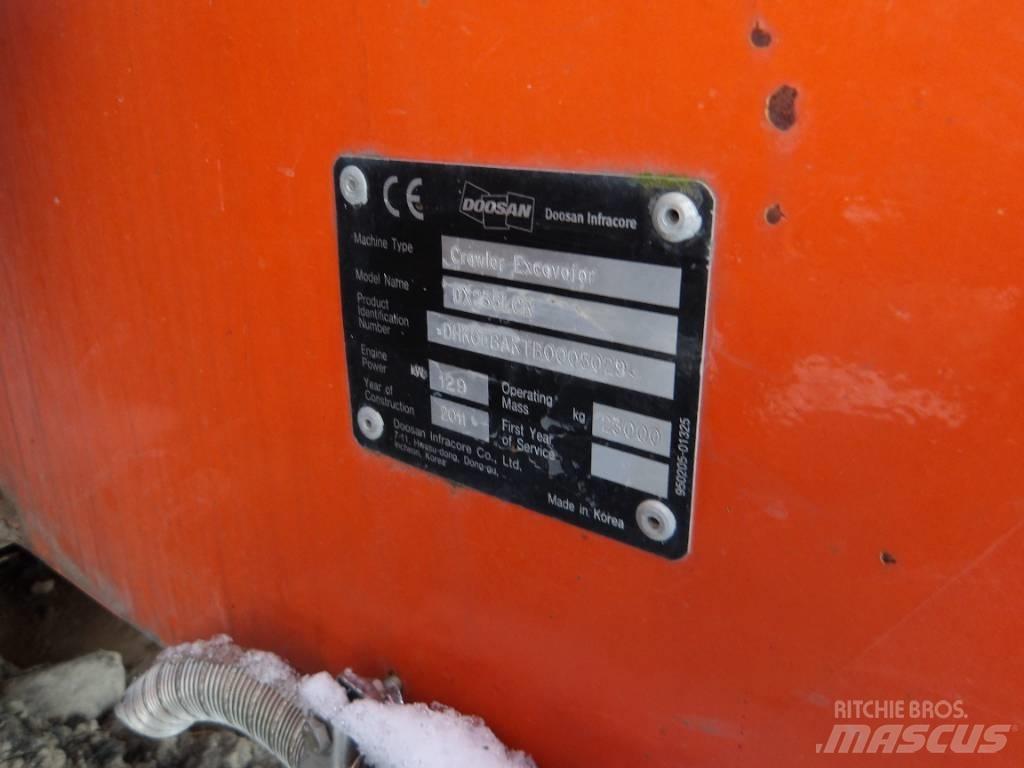 Doosan DX 235 LCR Roomikekskavaatorid