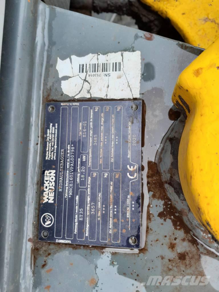Wacker Neuson ET 35 Roomikekskavaatorid