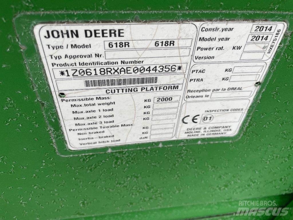 John Deere W 540 Teraviljakombainid