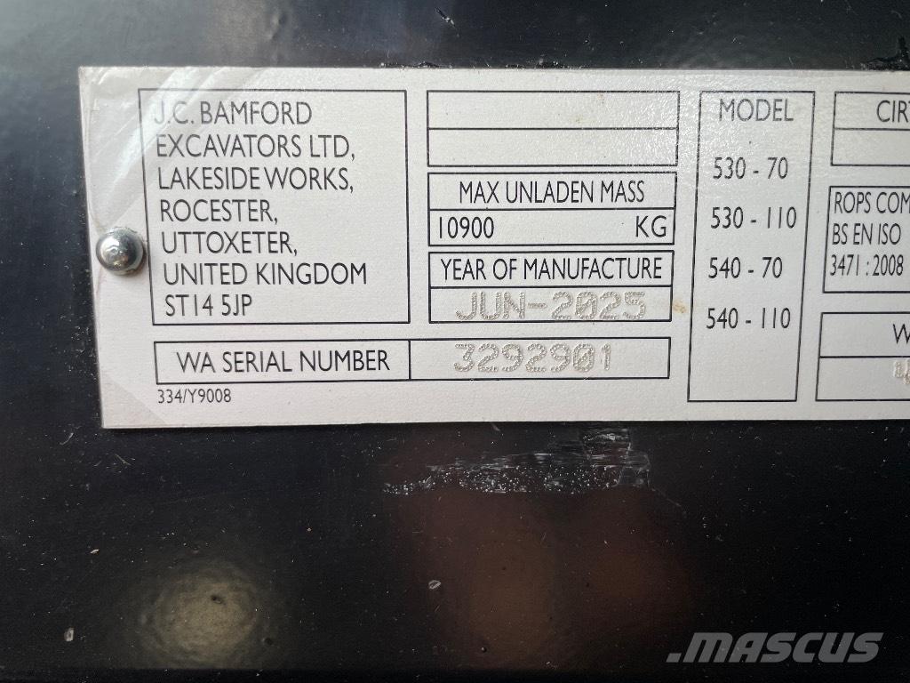 JCB 530-110 Hi Viz Teleskooplaadurid