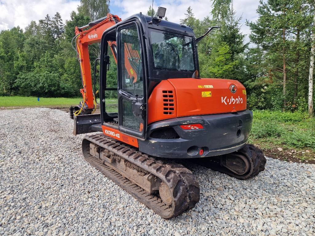 Kubota KX 080-4 Väikeekskavaatorid 7t-12t