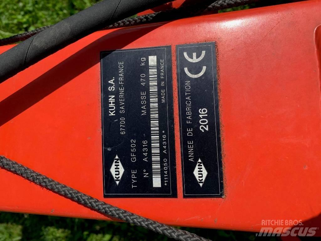 Kuhn GF 502 Vaalutid ja kaarutid