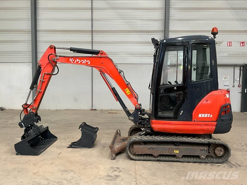Kubota KX 61-3 Miniekskavaatorid < 7 t