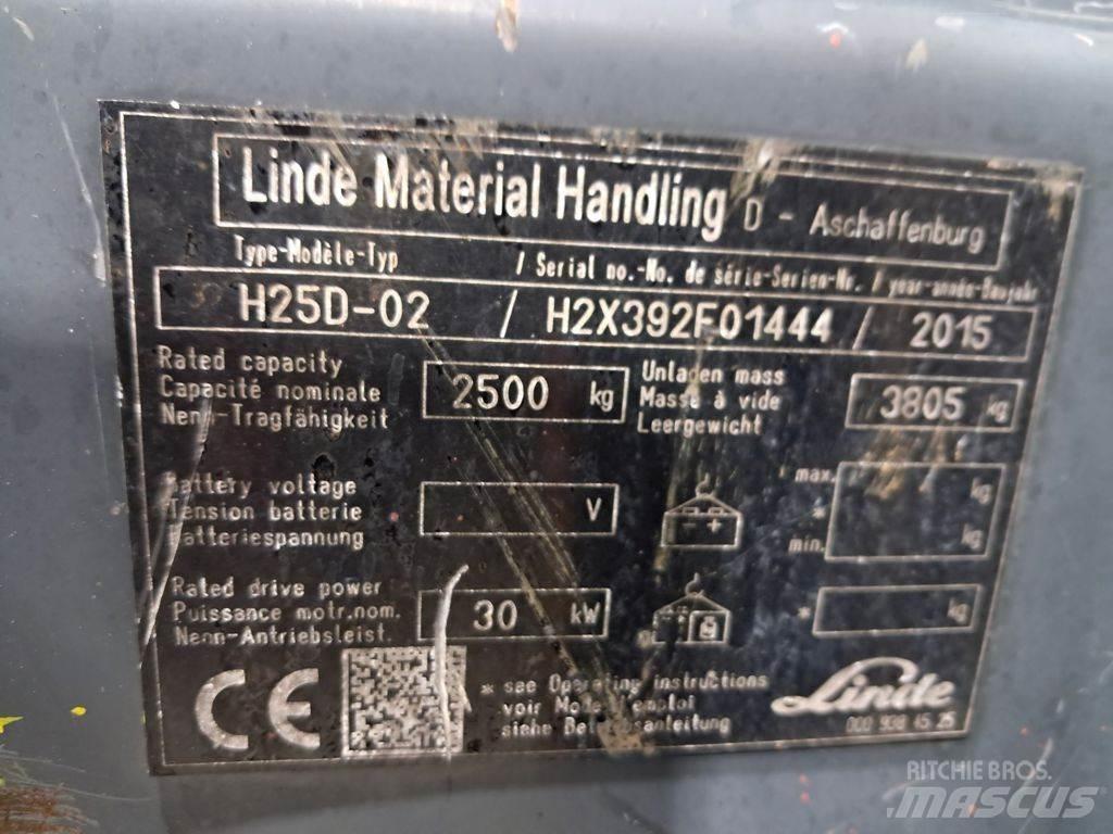 Linde H25D-02 Diiseltõstukid