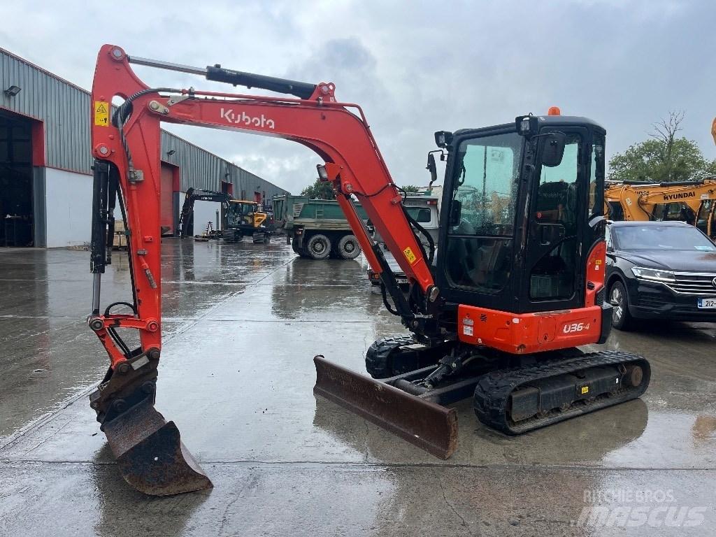 Kubota U 36-4 Miniekskavaatorid < 7 t