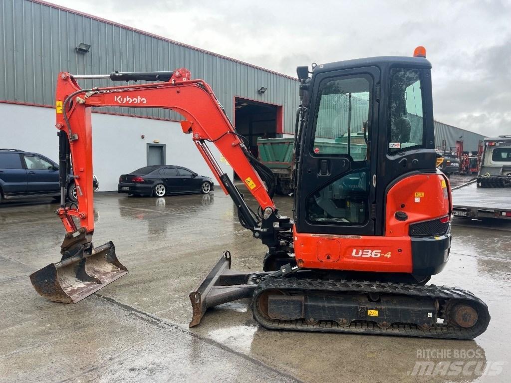 Kubota U 36-4 Miniekskavaatorid < 7 t