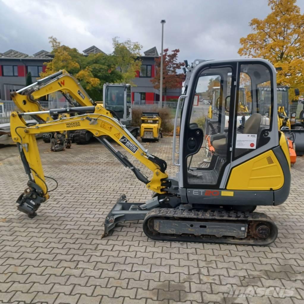 Wacker Neuson ET20 Roomikekskavaatorid