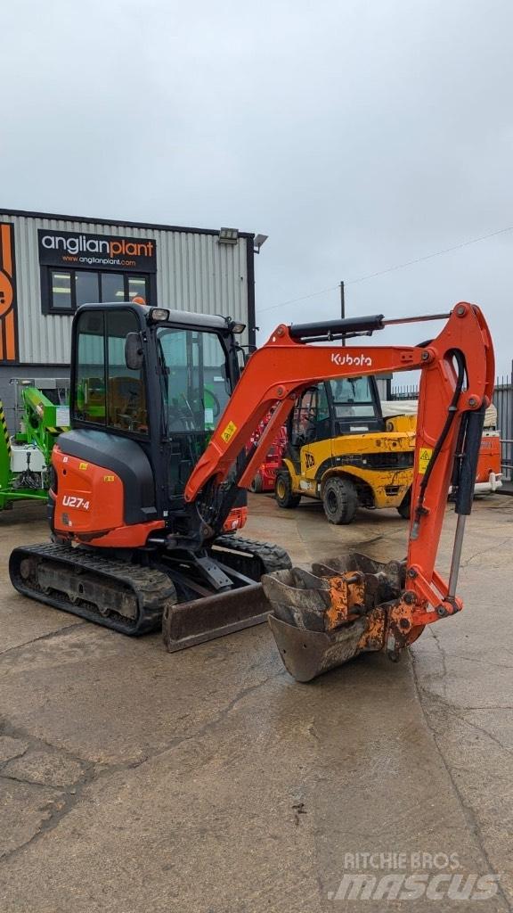 Kubota U 27-4 Miniekskavaatorid < 7 t