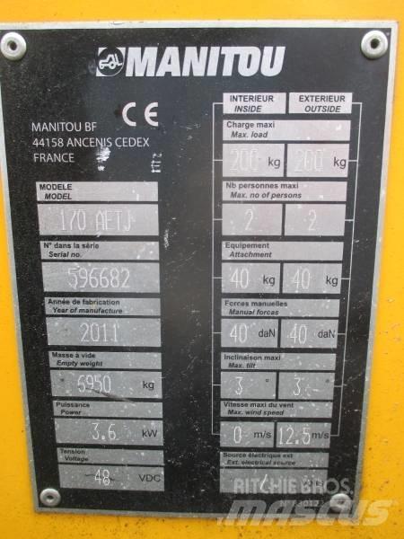 Manitou 170AETJ Iseliikuvad poomtõstukid