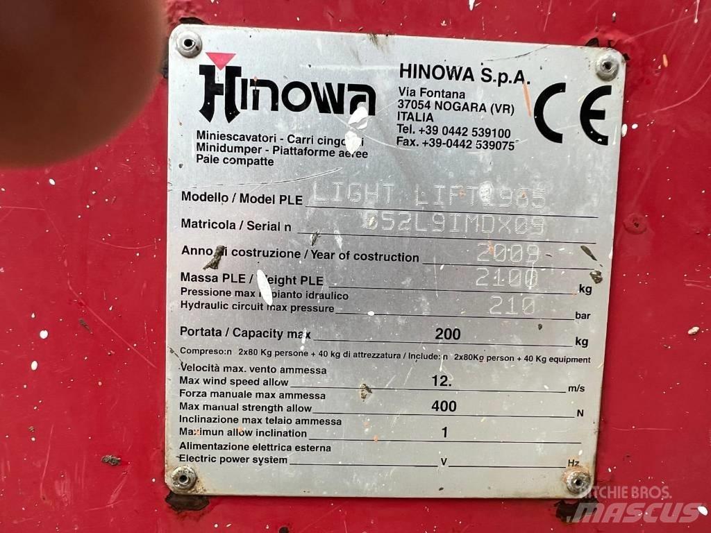 Hinowa LIGHLIFT 1965 Iseliikuvad poomtõstukid