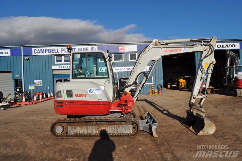 Takeuchi TB 250-2 Miniekskavaatorid < 7 t