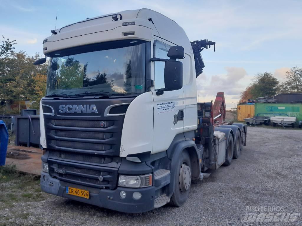Scania R 520 Kraanaga veokid