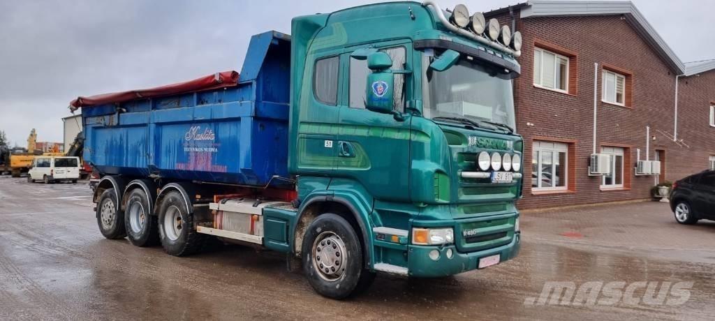 Scania R 480 Vahetuskastiga tõstukautod
