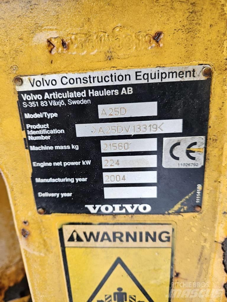 Volvo A25D / a30, a35 Liigendraamiga pinnaseveokid