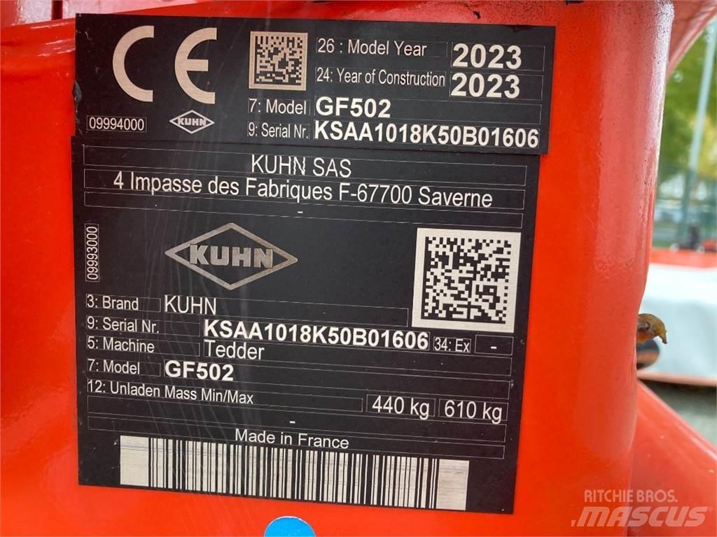 Kuhn GF 502 Vaalutid ja kaarutid