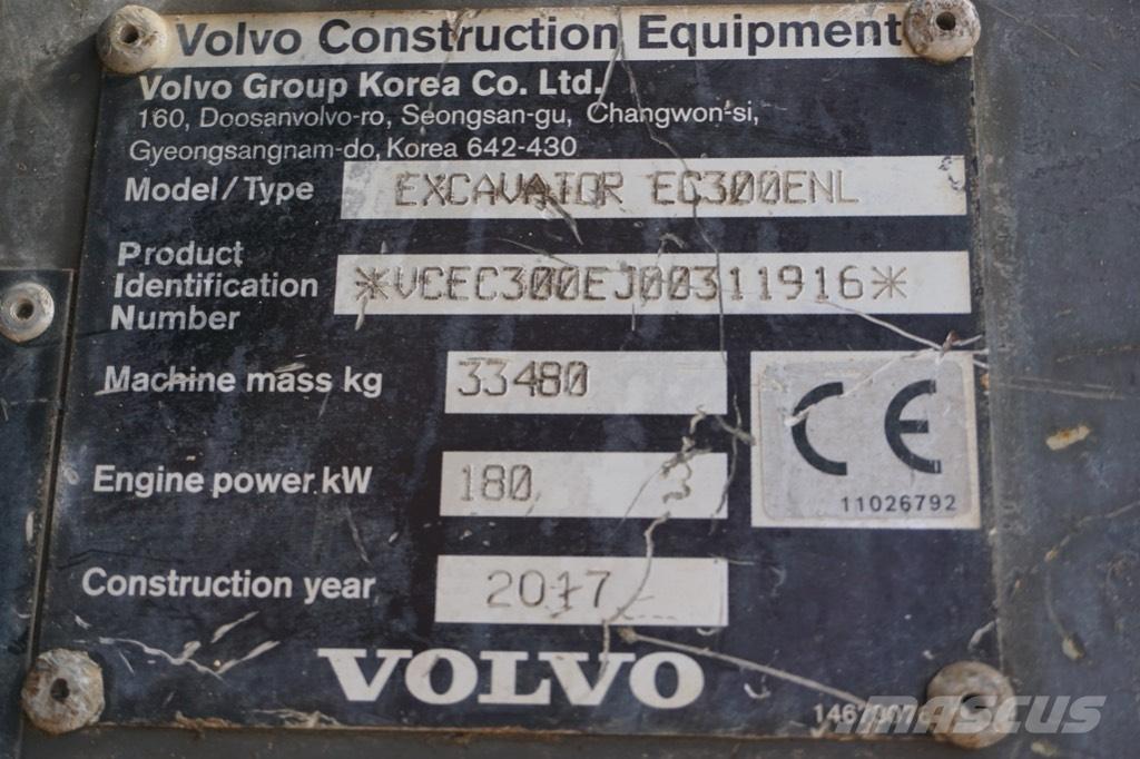 Volvo EC 300 E Roomikekskavaatorid