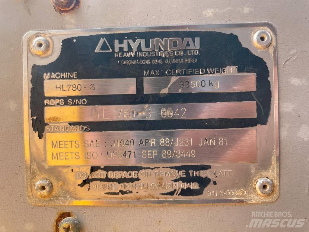 Hyundai HL 780-3 A Rataslaadurid