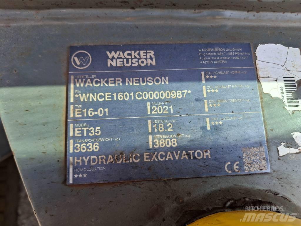 Wacker Neuson ET35 Roomikekskavaatorid